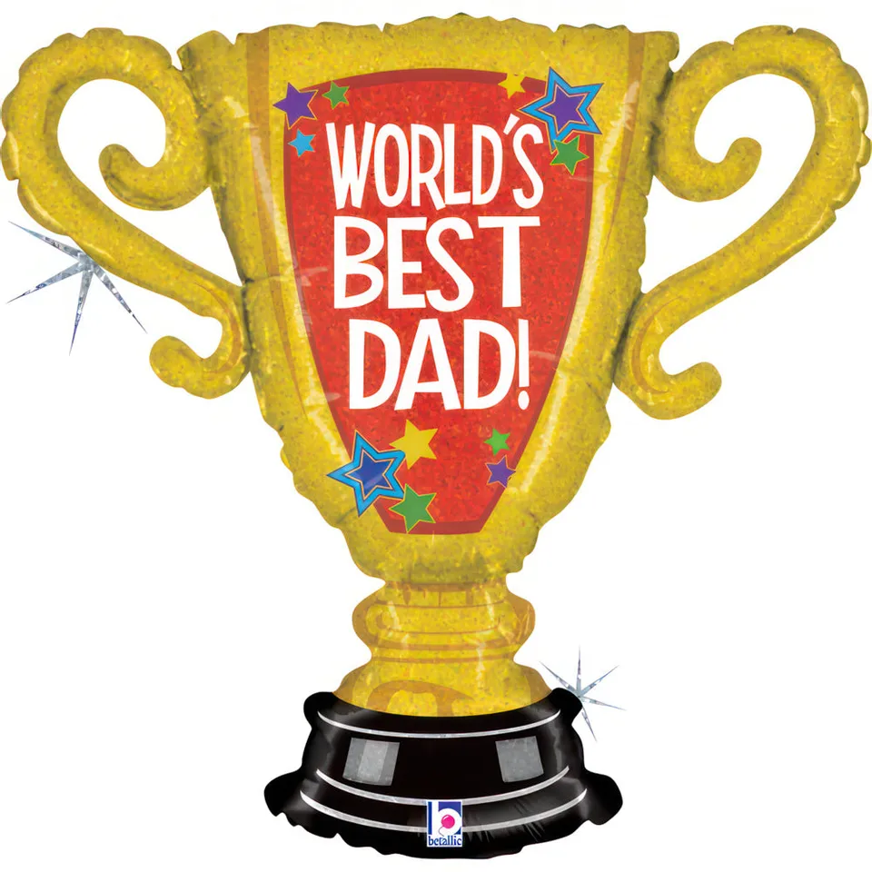 das-kost-mland-folienballon-pokal-best-dad-84cm image 1