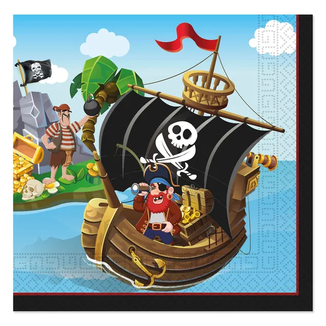 das-kost-mland-servietten-pirat-33x33cm-20-st-ck-fsc image 1