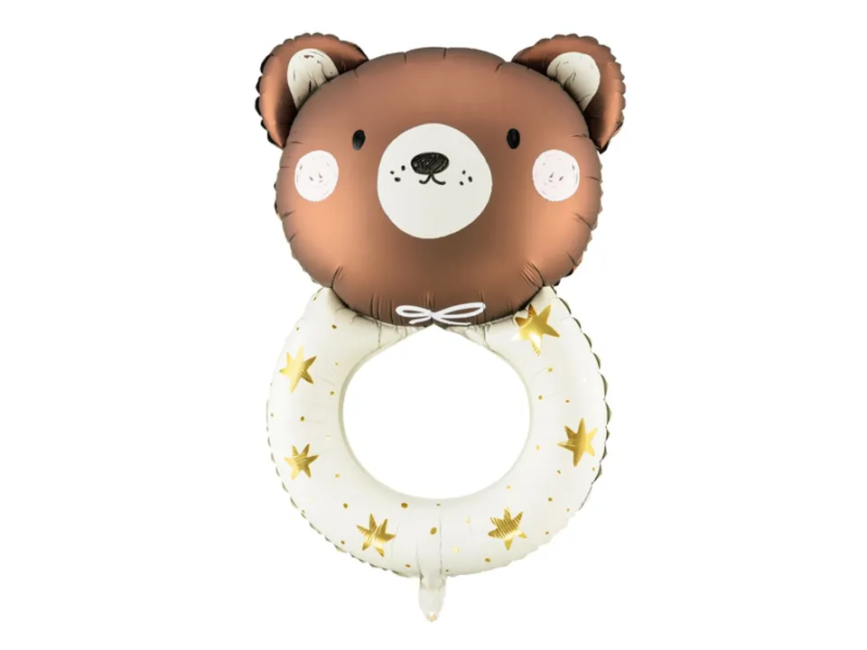 das-kost-mland-dekorationen-folienballon-teddyb-r-rassel-61x88cm image 1