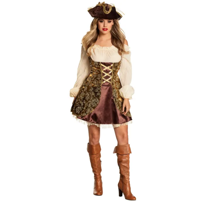 das-kost-mland-piratin-treasure-kost-m-damen-braun image 1