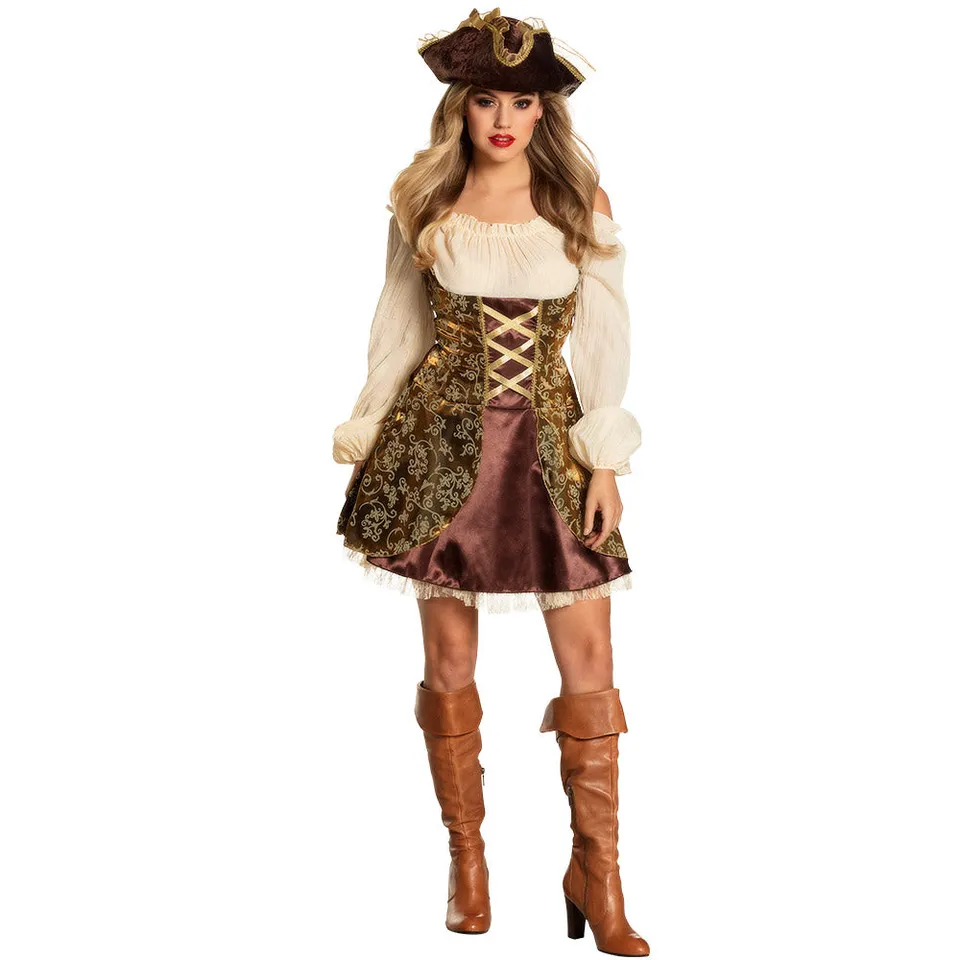 das-kost-mland-piratin-treasure-kost-m-damen-braun image 1