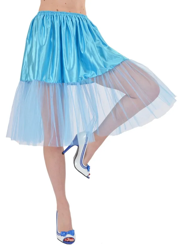 das-kost-mland-petticoat-damen-t-llrock-60-cm-hellblau image 1