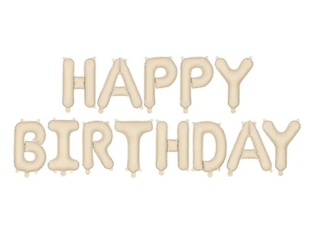 das-kost-mland-ballongirlande-happy-birthday-beige-340-cm image 1