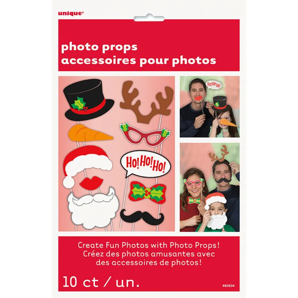 das-kost-mland-dekorationen-foto-props-hohoho-xmas-10-tlg-set-am-stab image 1