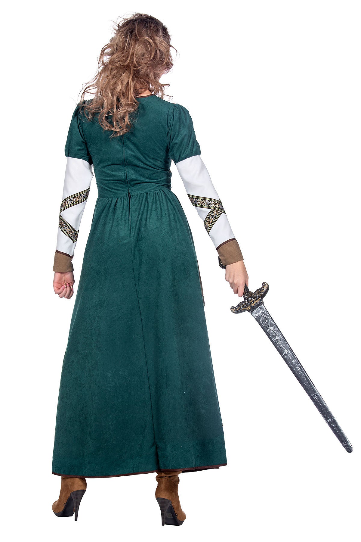 das-kost-mland-feyja-wikingerin-kriegerkleid-petrol-gr-44 image 3