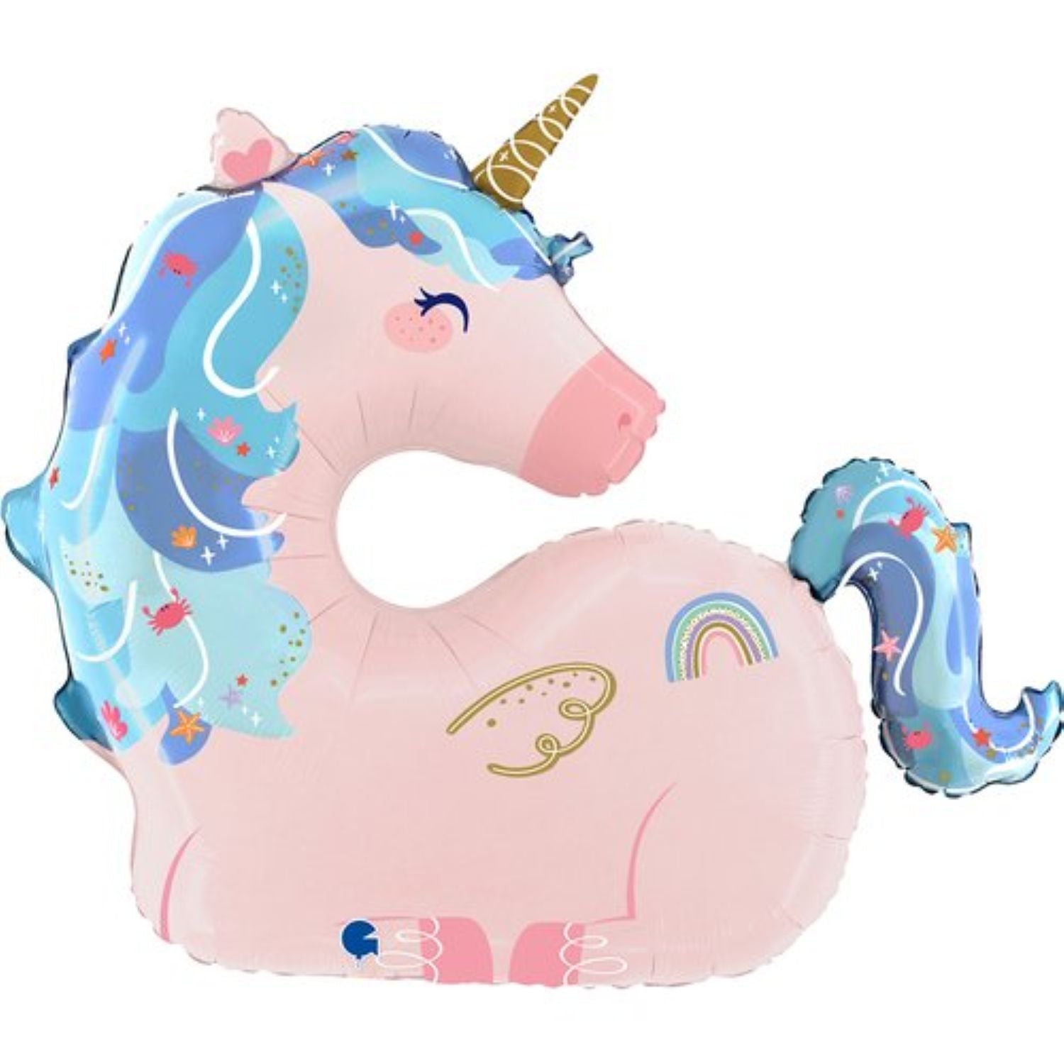 das-kost-mland-dekorationen-shape-folienballon-einhorn-76-cm image 1
