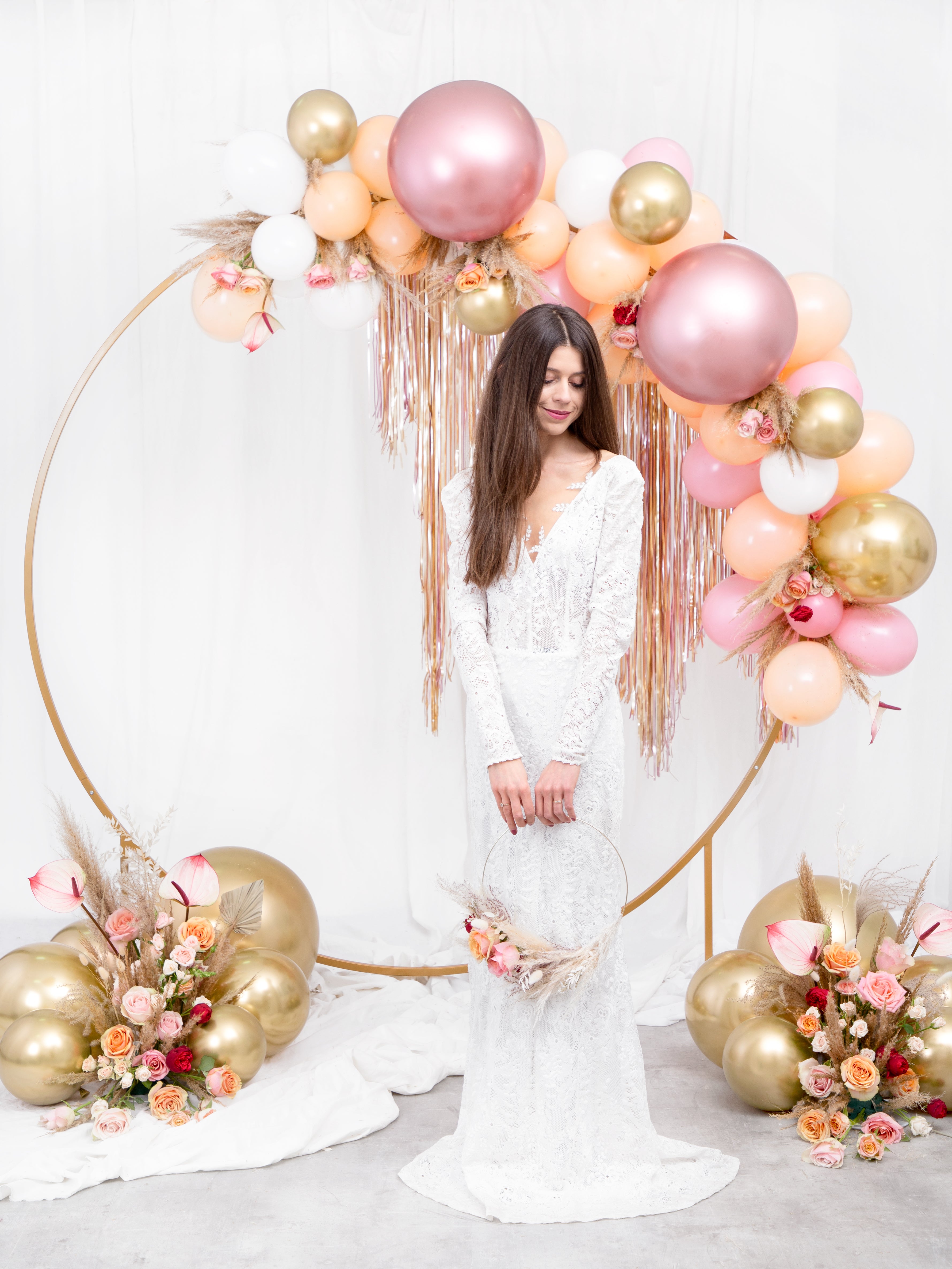 das-kost-mland-uni-glossy-luftballon-rosegold-50-stk-30cm image 4