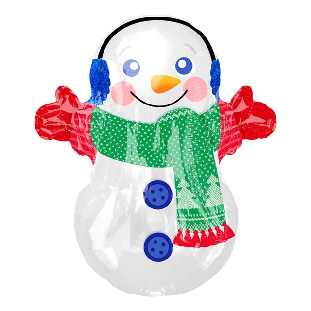 das-kost-mland-dekorationen-folienballon-schneemann-45cm-helium image 1