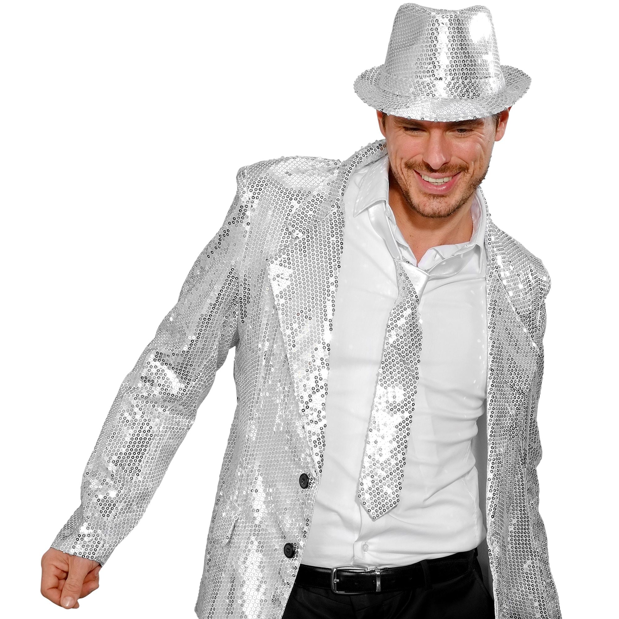 das-kost-mland-pailletten-krawatte-silber-show-one-size image 4