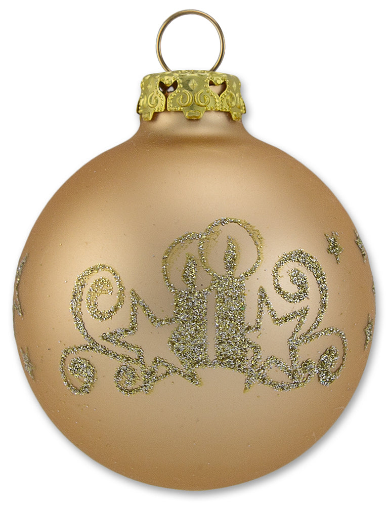 th-ringer-glasdesign-weihnachtskugel-set-12tlg-8cm-gold-kerze image 2