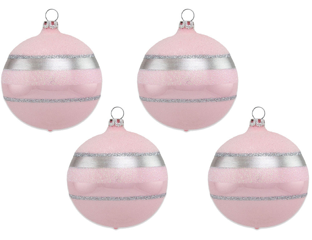 th-ringer-glasdesign-kugeln-rosa-opal-6cm-4-st-ck-glaskugeln image 1