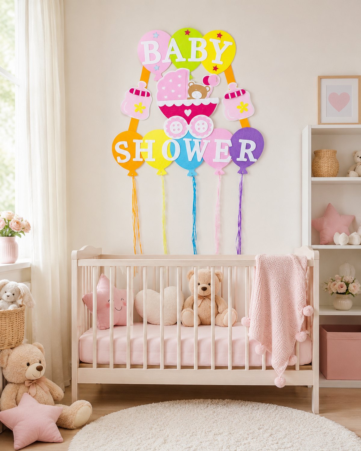 das-kost-mland-baby-shower-wandbild-xl-rosa-110x56-cm image 3