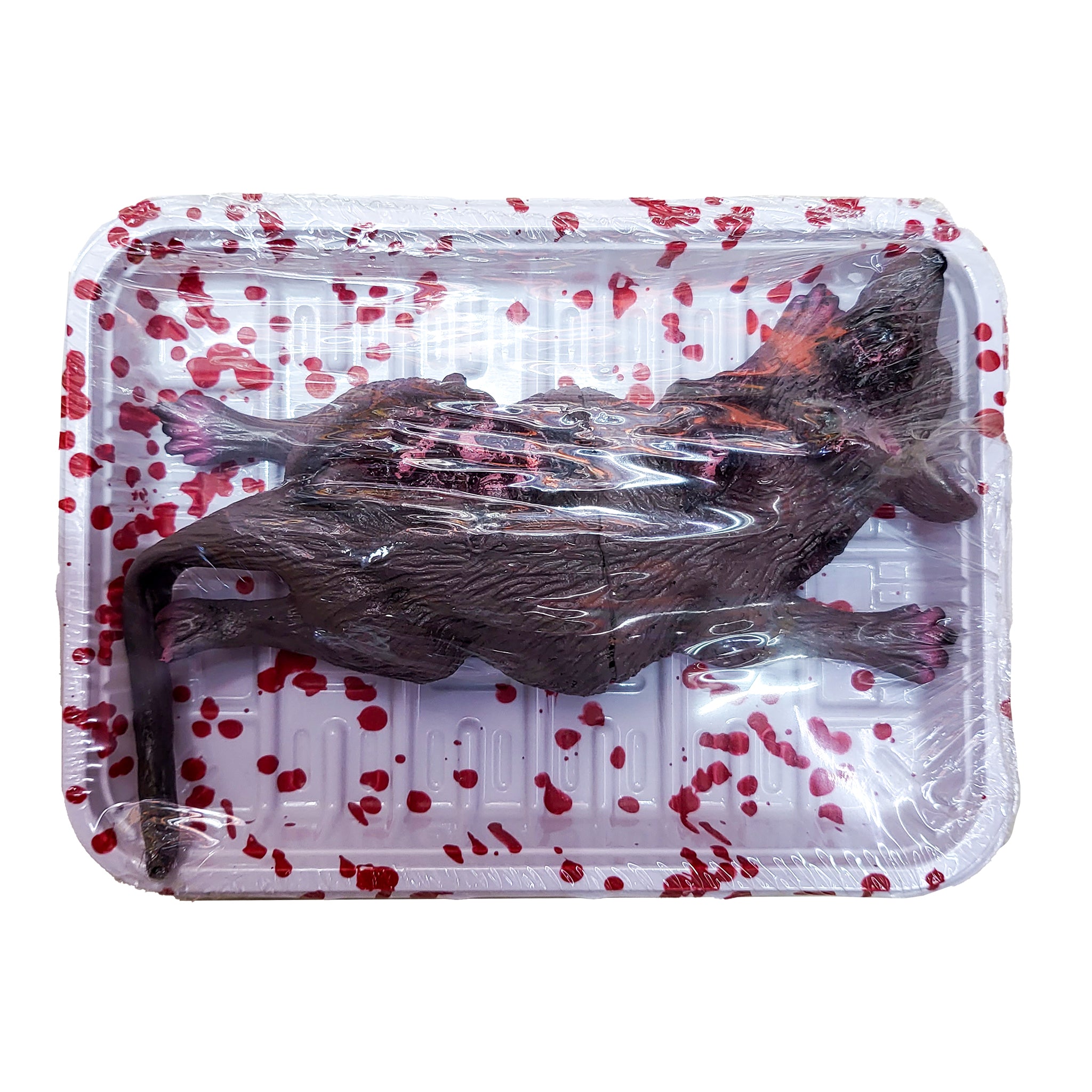 das-kost-mland-dekorationen-ratte-mit-teller-halloween-18cm-latex image 1