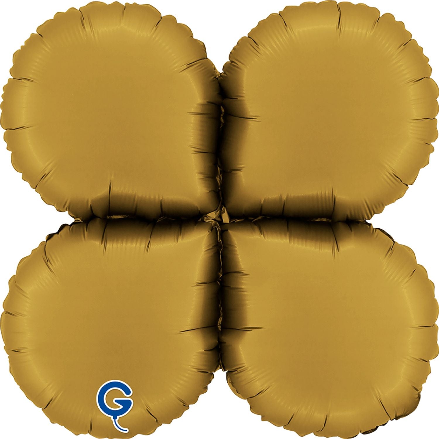 das-kost-mland-dekorationen-folienballon-base-drops-48cm-satin-gold-luft image 1