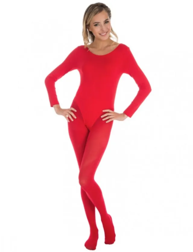 das-kost-mland-body-langarm-rot-l-xl-damen-fasching image 1
