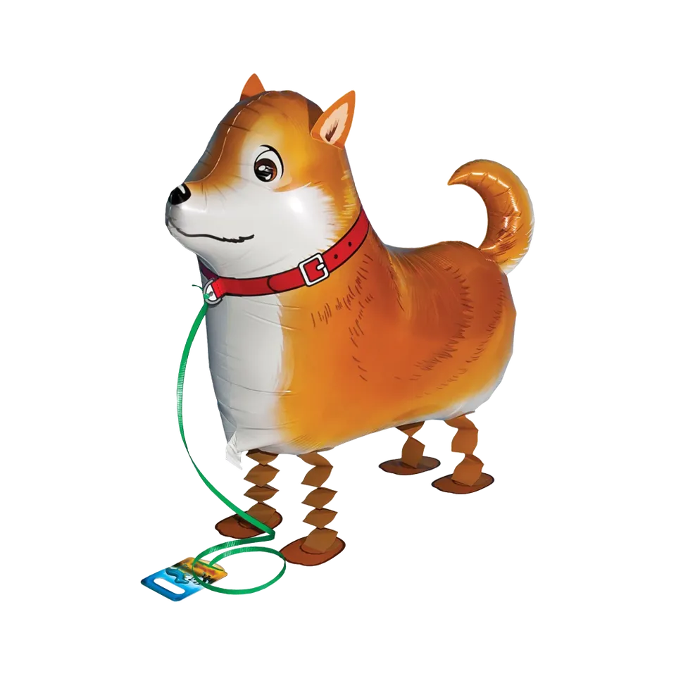 das-kost-mland-dekorationen-airwalker-folienballon-shiba-inu-57cm image 1