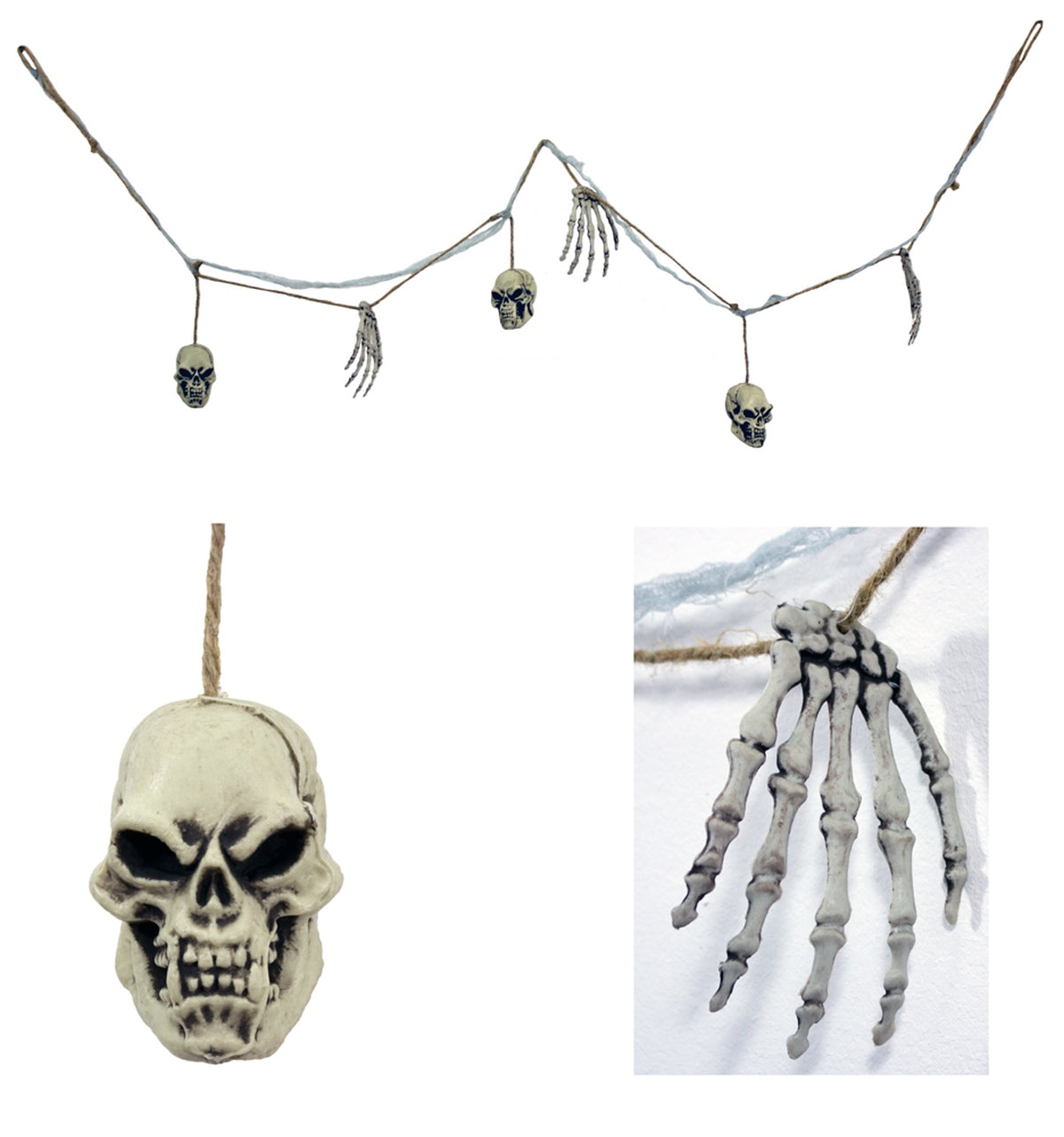 das-kost-mland-dekorationen-xxl-knochen-totenkopf-girlande-180-cm image 6