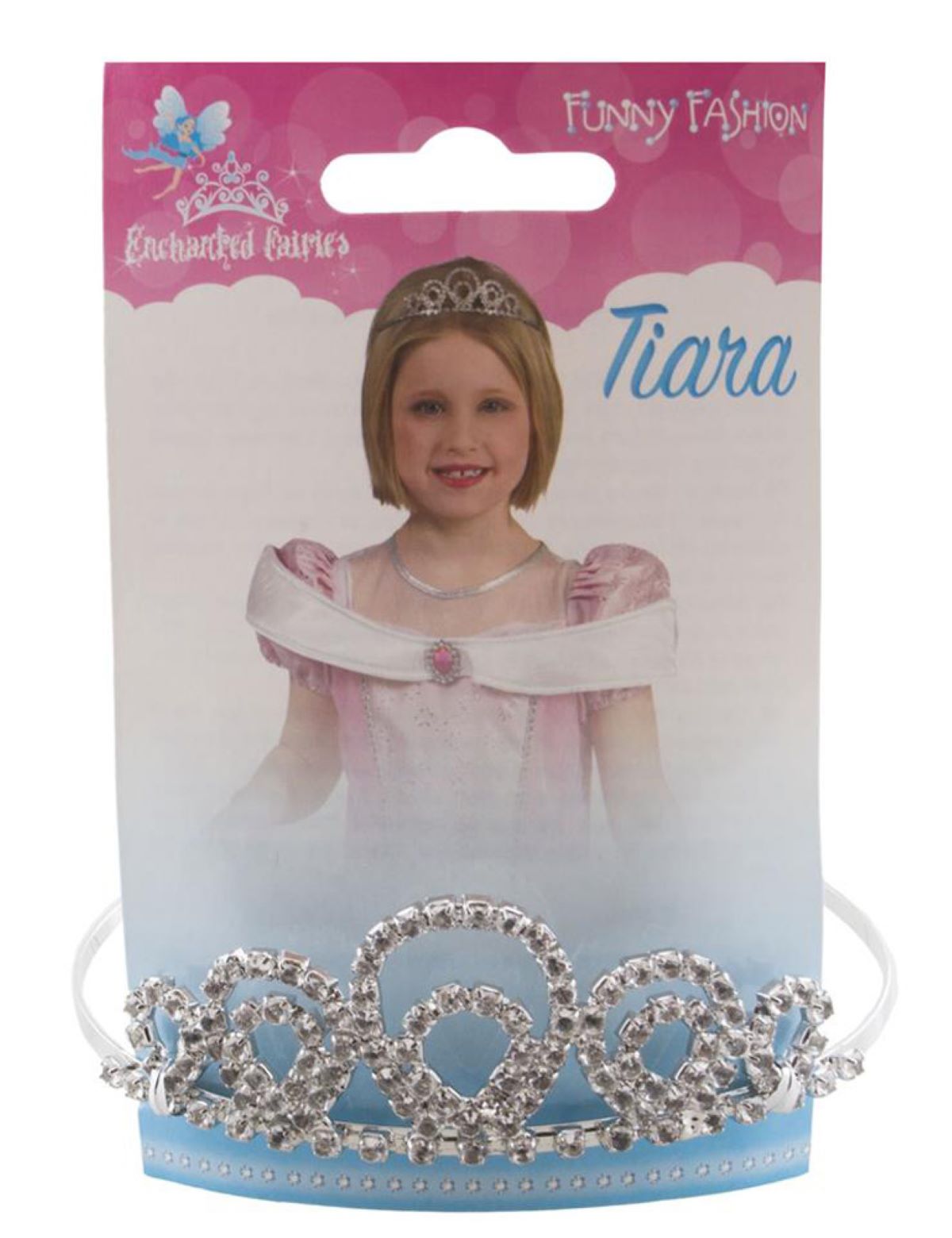 das-kost-mland-strass-krone-kinder-tiara-silber-prinzessin image 2