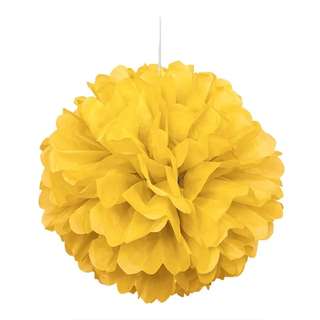 das-kost-mland-wabenball-fluffy-40-cm-gelb-papierball-deko image 1