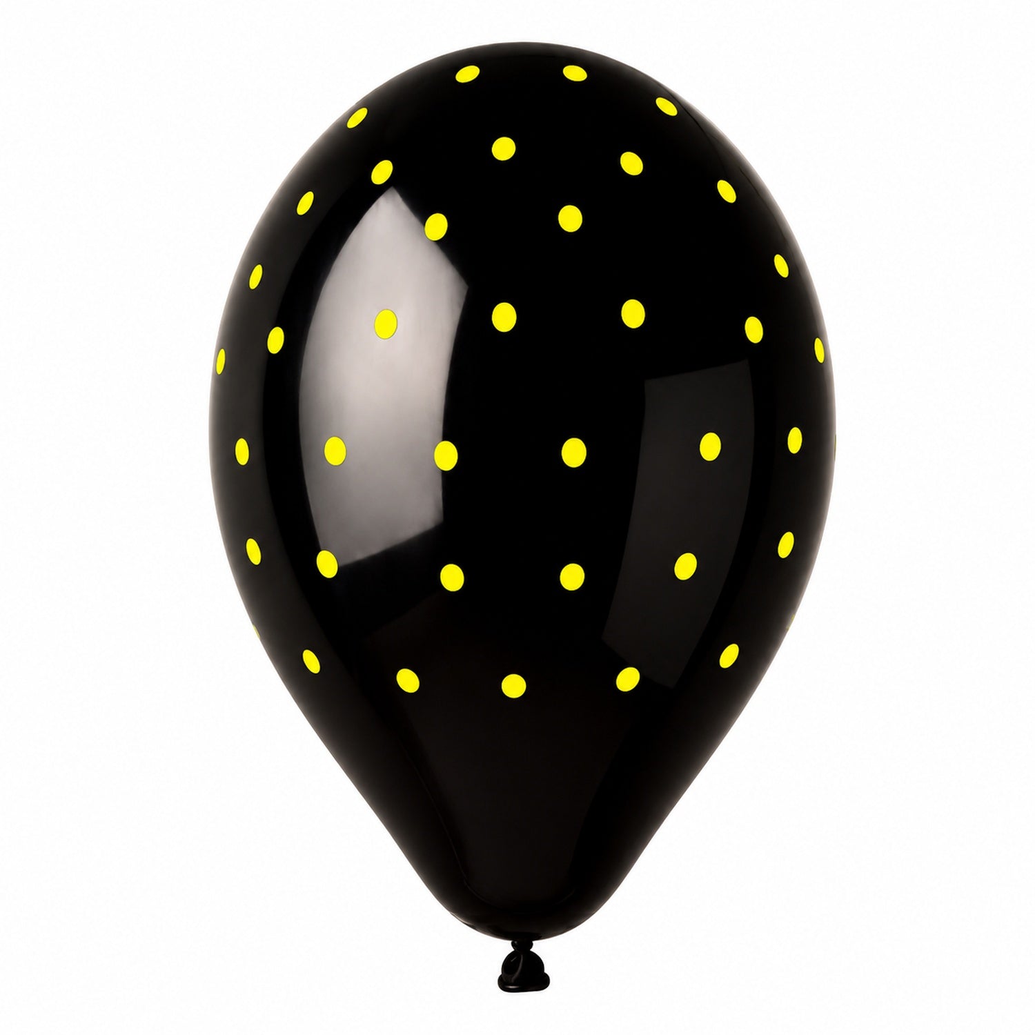 das-kost-mland-latexballon-chic-dots-wei-schwarz-gold-5-stk-33cm image 5