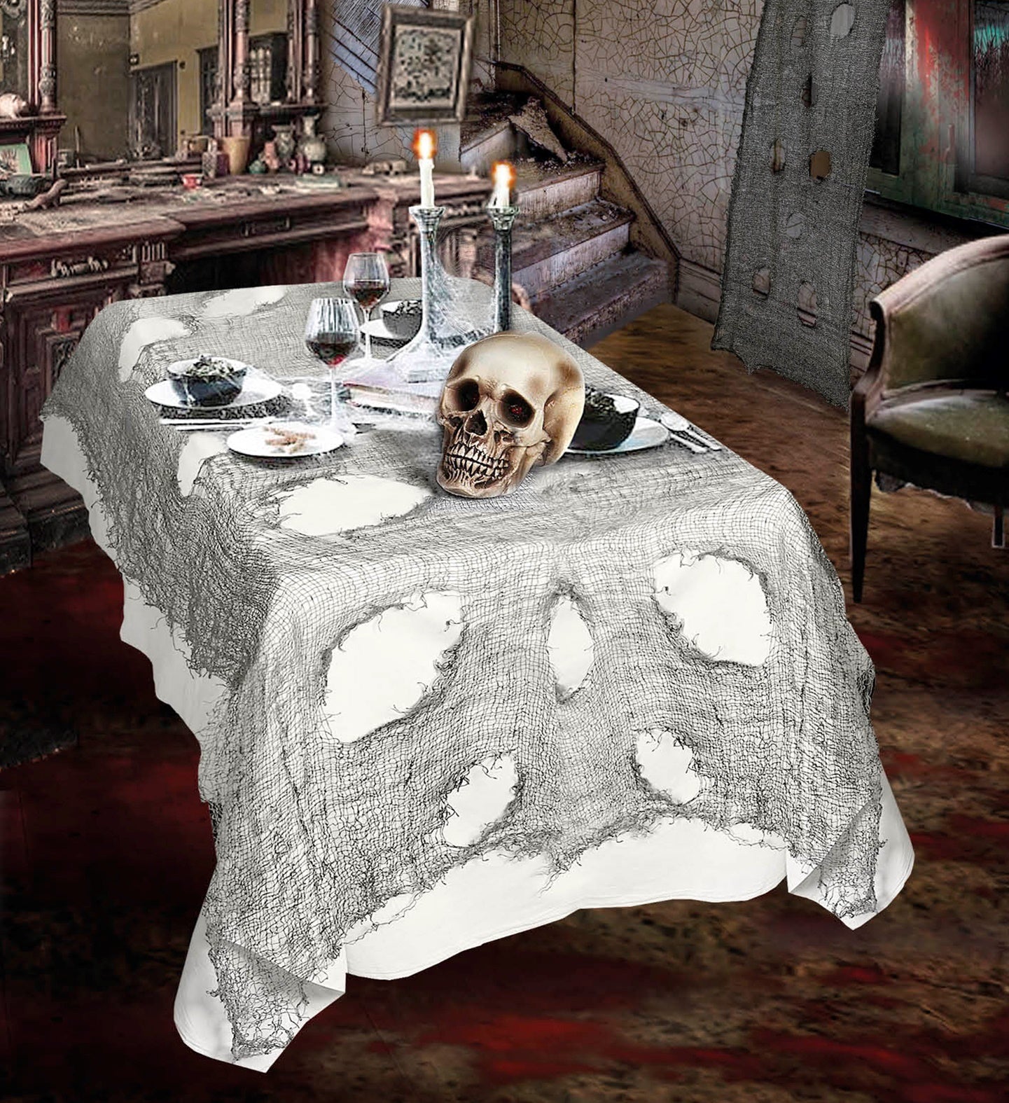 das-kost-mland-dekorationen-lumpenstoff-grau-300x60-cm-halloween image 4