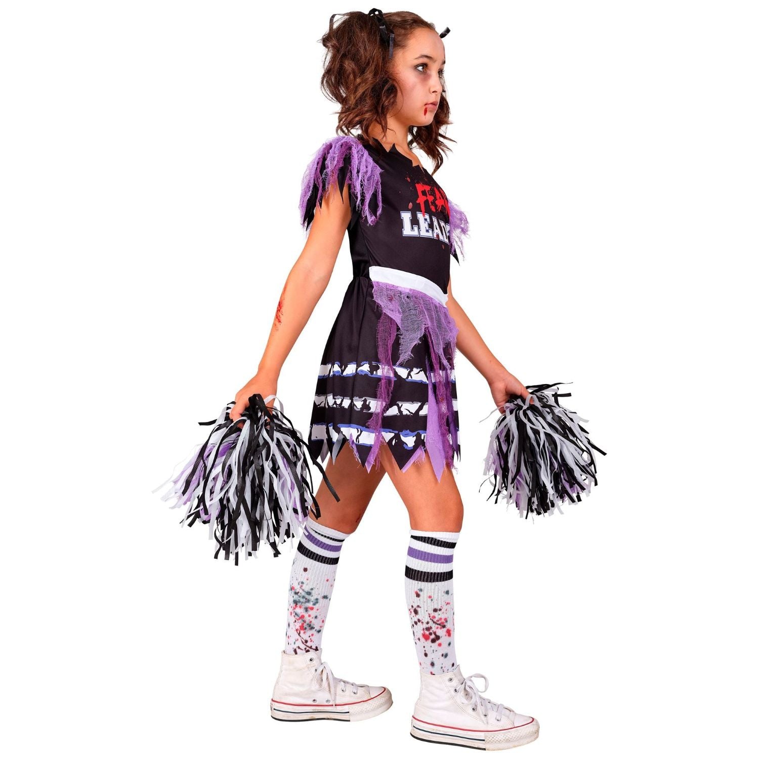das-kost-mland-zombie-cheerleader-kost-m-m-dchen-gr-128 image 3