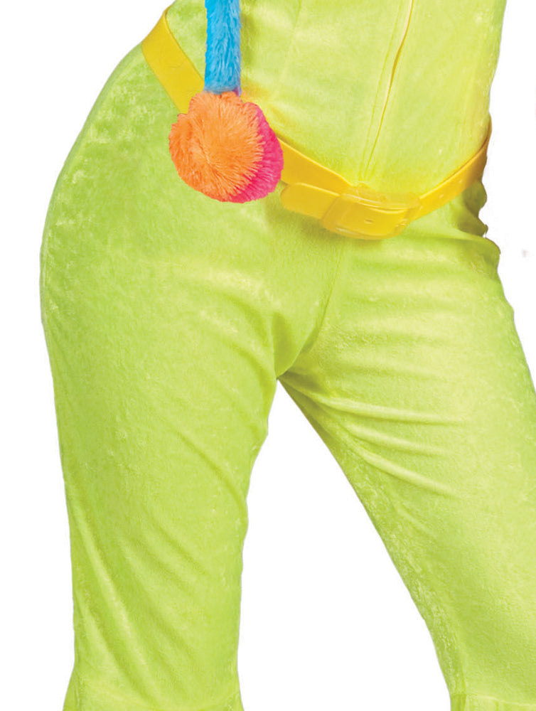 das-kost-mland-damen-disco-anzug-neon-gelb-overall-mit-stulpen image 3