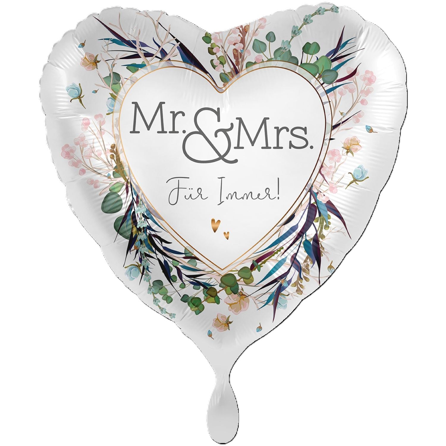 das-kost-mland-dekorationen-xxl-herz-folienballon-mr-mrs-71cm image 1