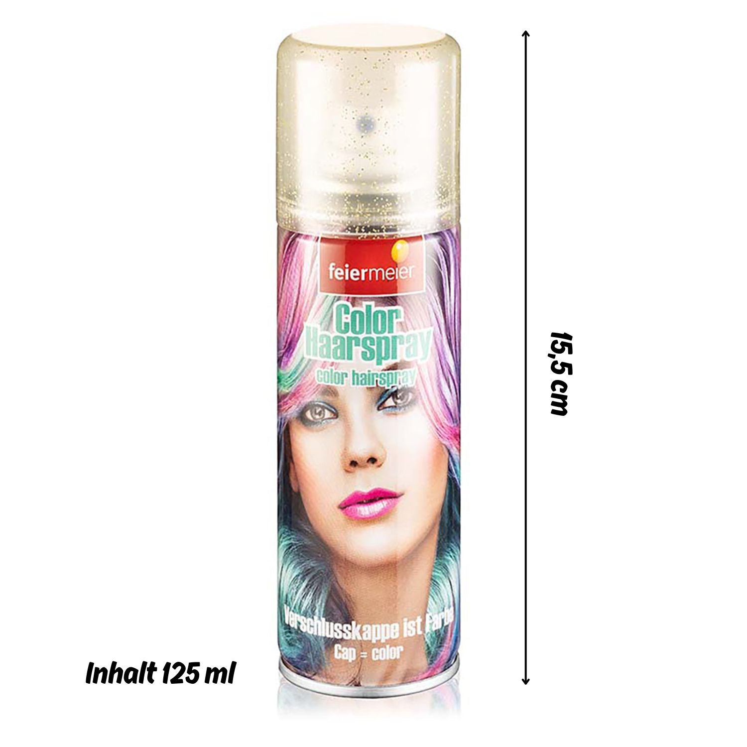 feiermeier-glitter-haarspray-125ml-gold-auswaschbar image 4
