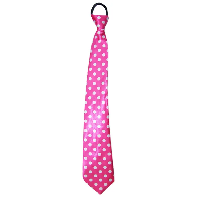 das-kost-mland-fifties-krawatte-mit-punkten-pink-wei-f-r-50er-party image 1