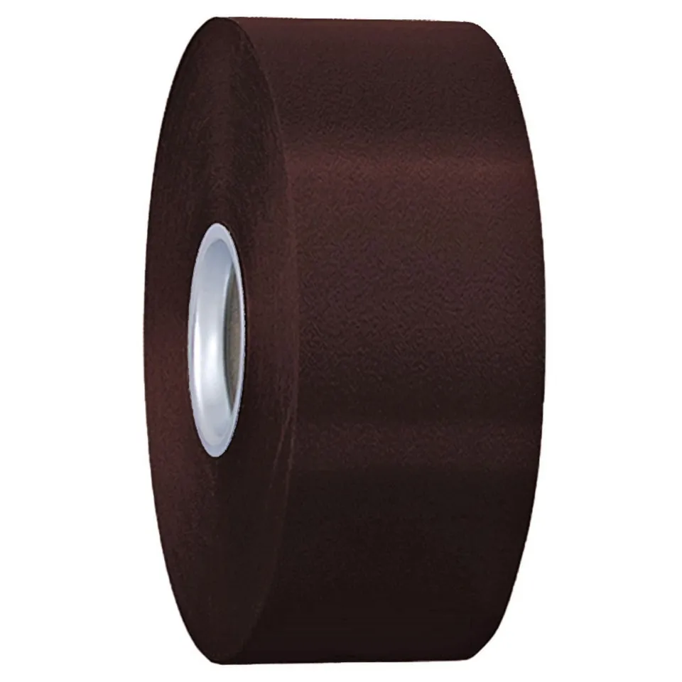 goldina-loy-polyband-geschenkband-50mm-93m-braun-aubergine-gl-nzend image 1
