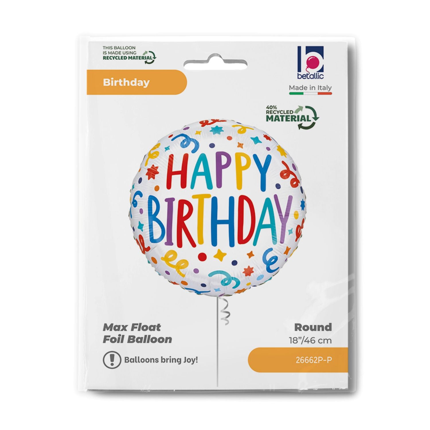 das-kost-mland-dekorationen-folienballon-happy-birthday-46cm image 2
