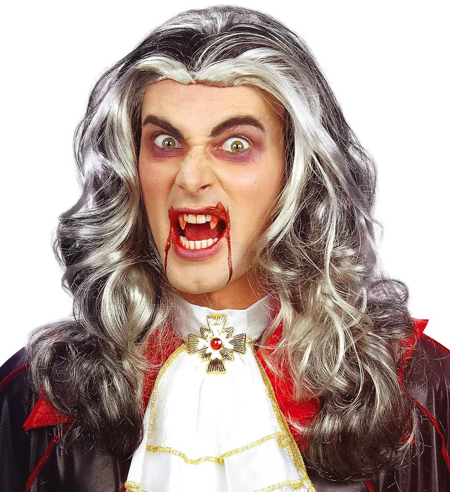das-kost-mland-langhaar-per-cke-vampir-grau-kunsthaar-halloween image 1