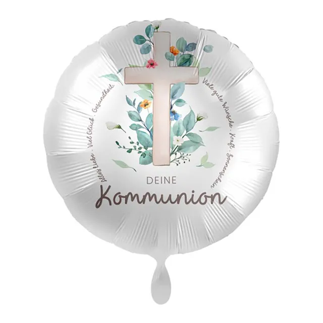 das-kost-mland-folienballon-deine-kommunion-43-cm-deko image 1