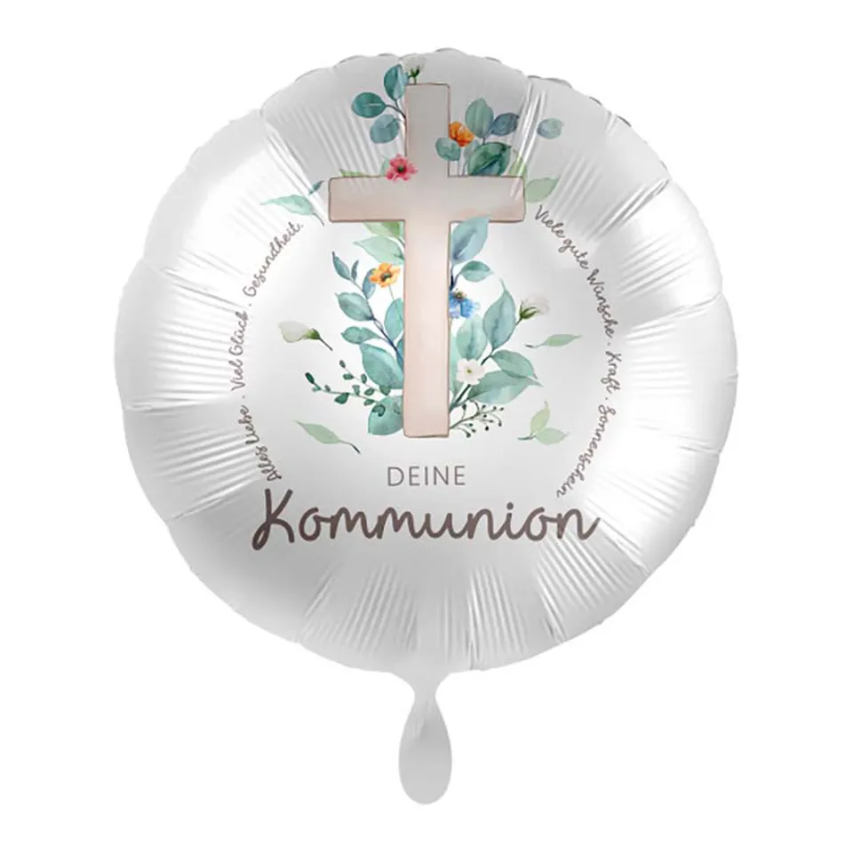 das-kost-mland-folienballon-deine-kommunion-43-cm-deko image 1