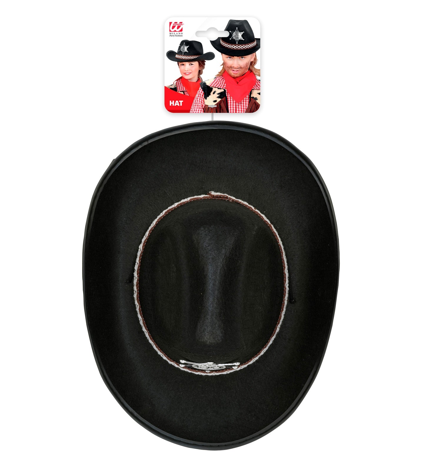das-kost-mland-cowboyhut-kinder-schwarz-sheriffstern-hut image 2