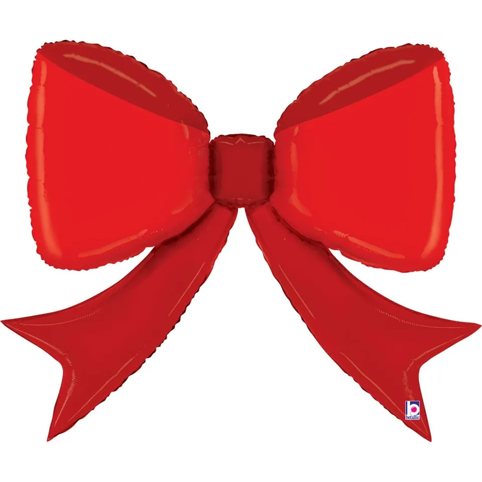 das-kost-mland-shape-folienballon-schleife-rot-104-cm image 1