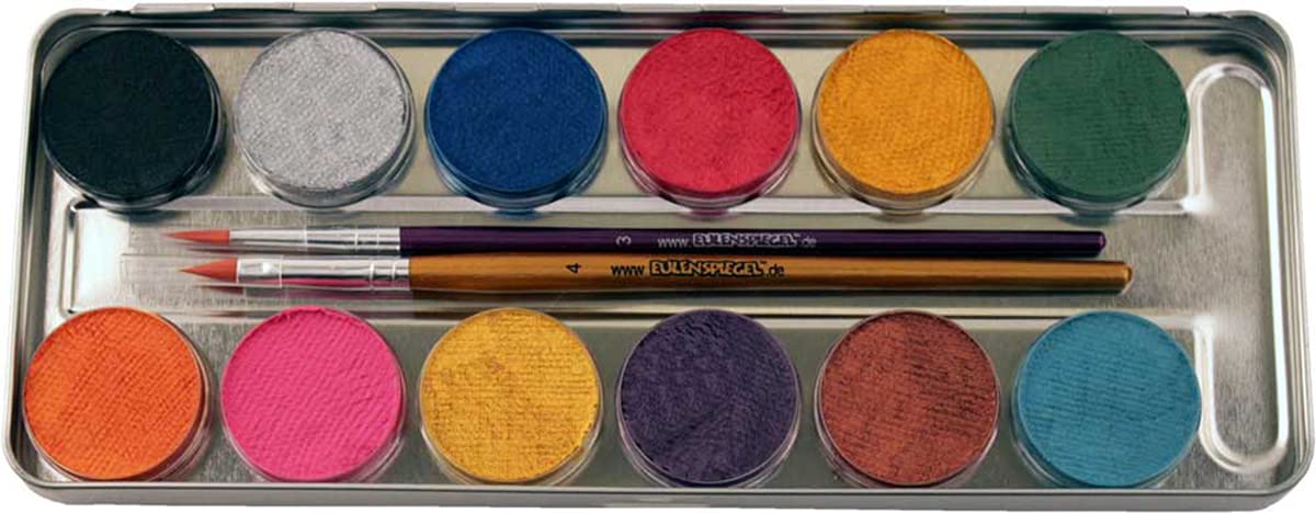eulenspiegel-make-up-set-schminke-12-farben-pinsel image 3
