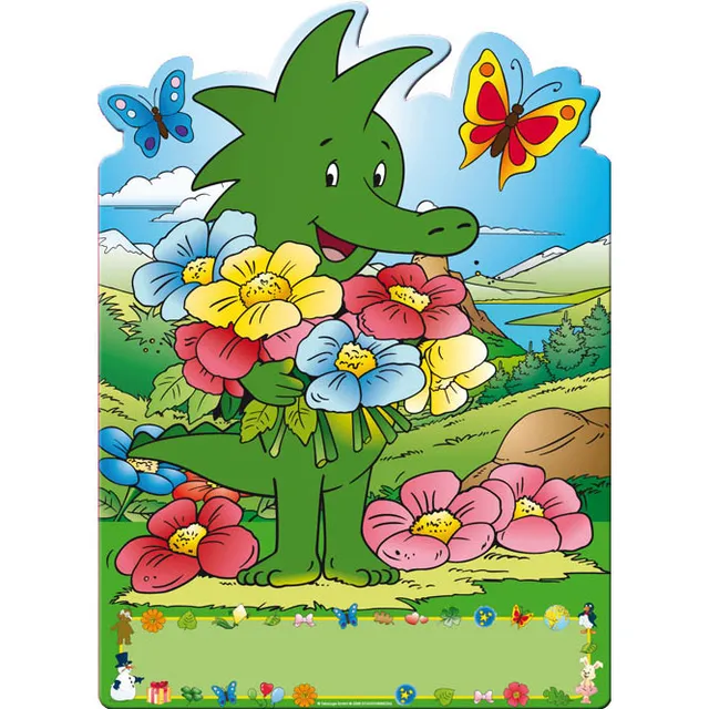 das-kost-mland-dekorationen-t-rposter-tabaluga-34x47cm image 1