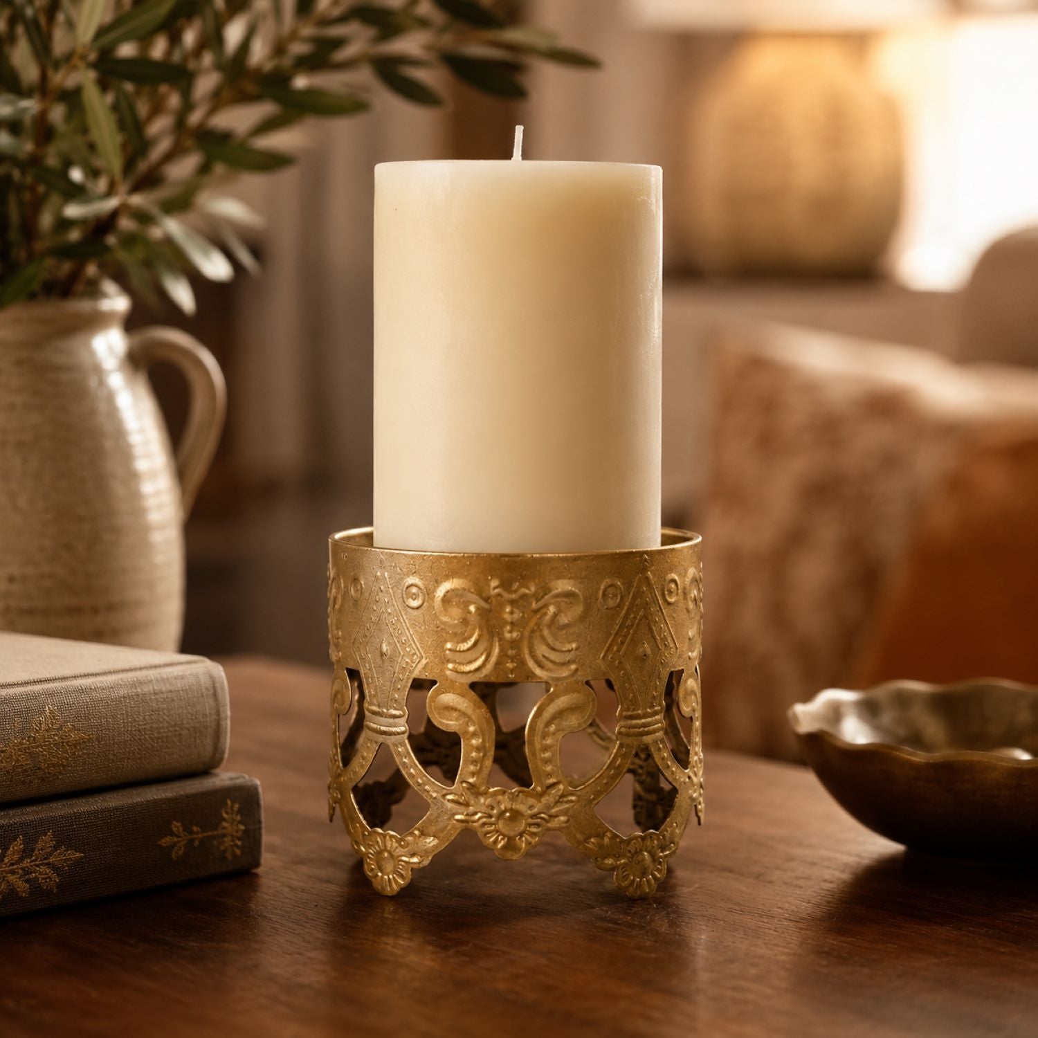 weihnachtsdekoration-adventskranz-kerzenhalter-7-5x15-cm-gold image 3