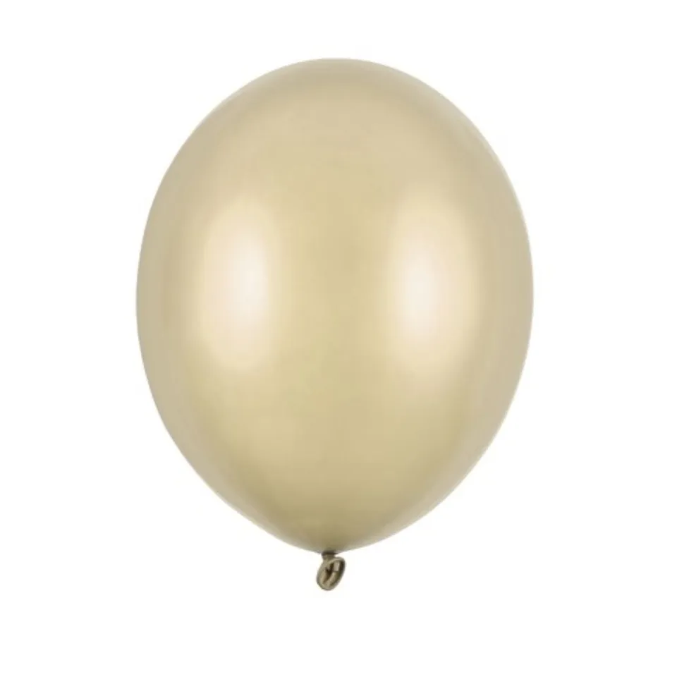 uni-metallic-luftballons-100-stk-12cm-kalt-gold-latex image 1