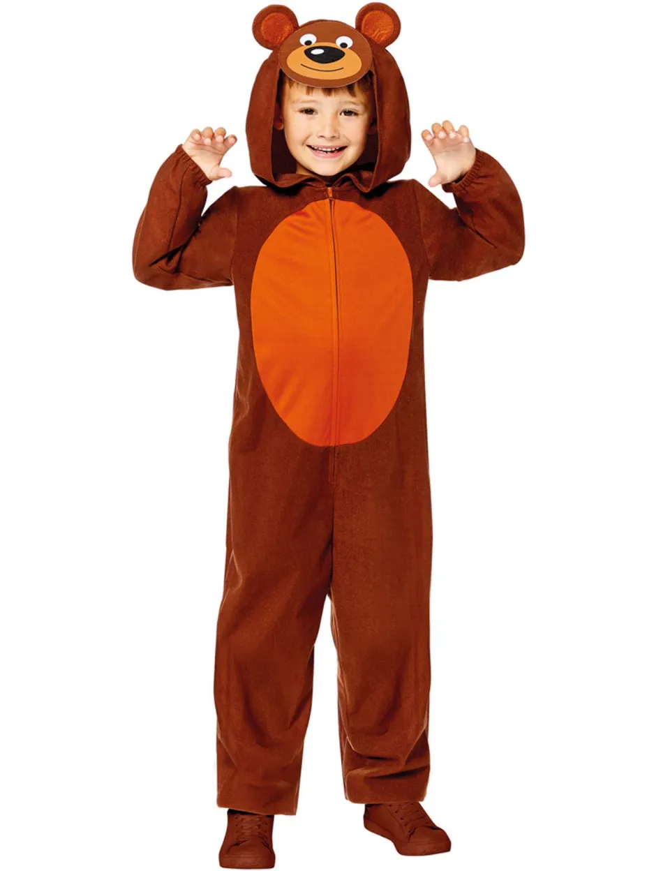 das-kost-mland-jungen-b-renkost-m-kinder-braun-overall-onesie image 1