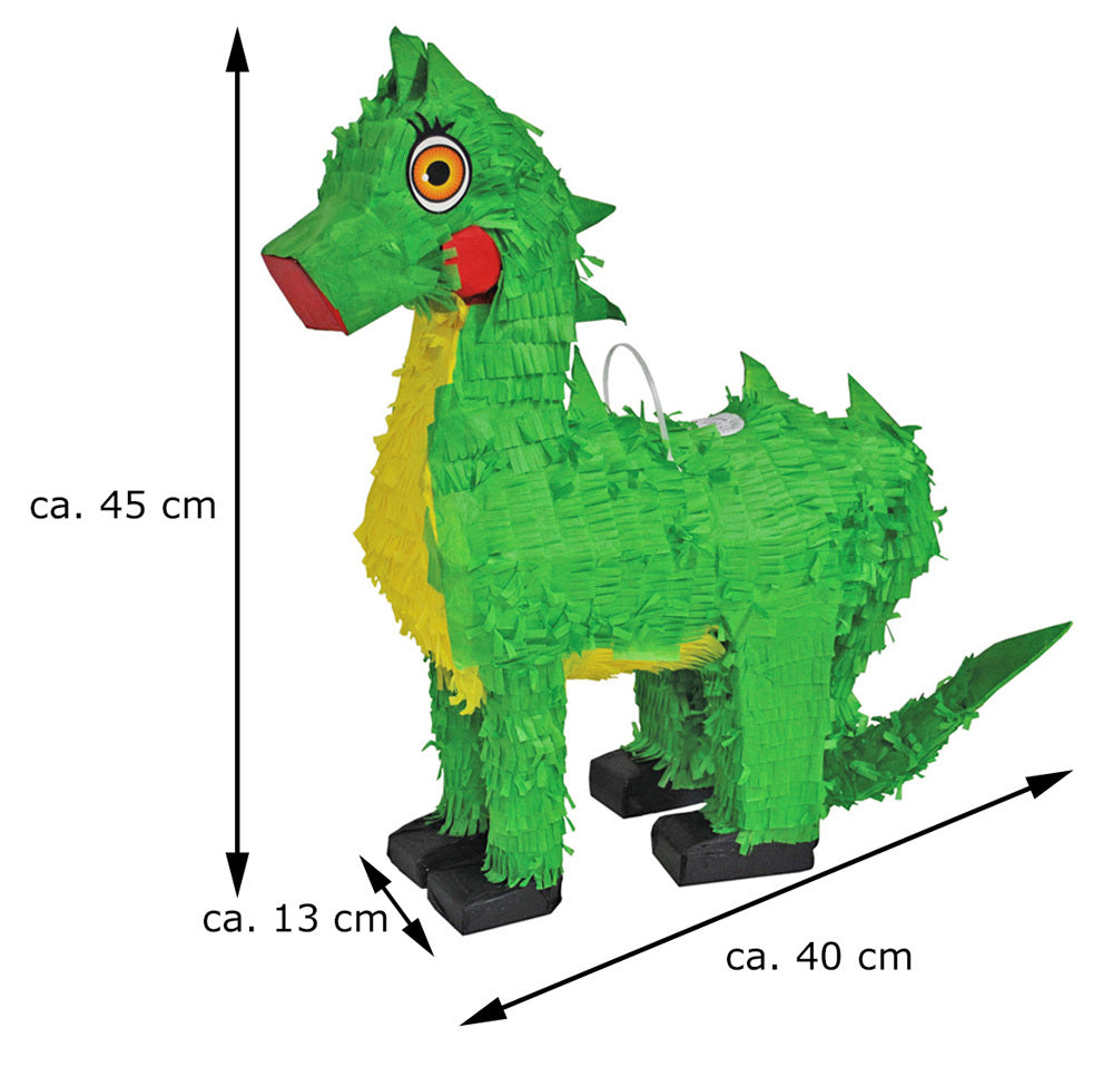 das-kost-mland-pinata-gr-ner-drache-pinata-45x18x48cm image 5