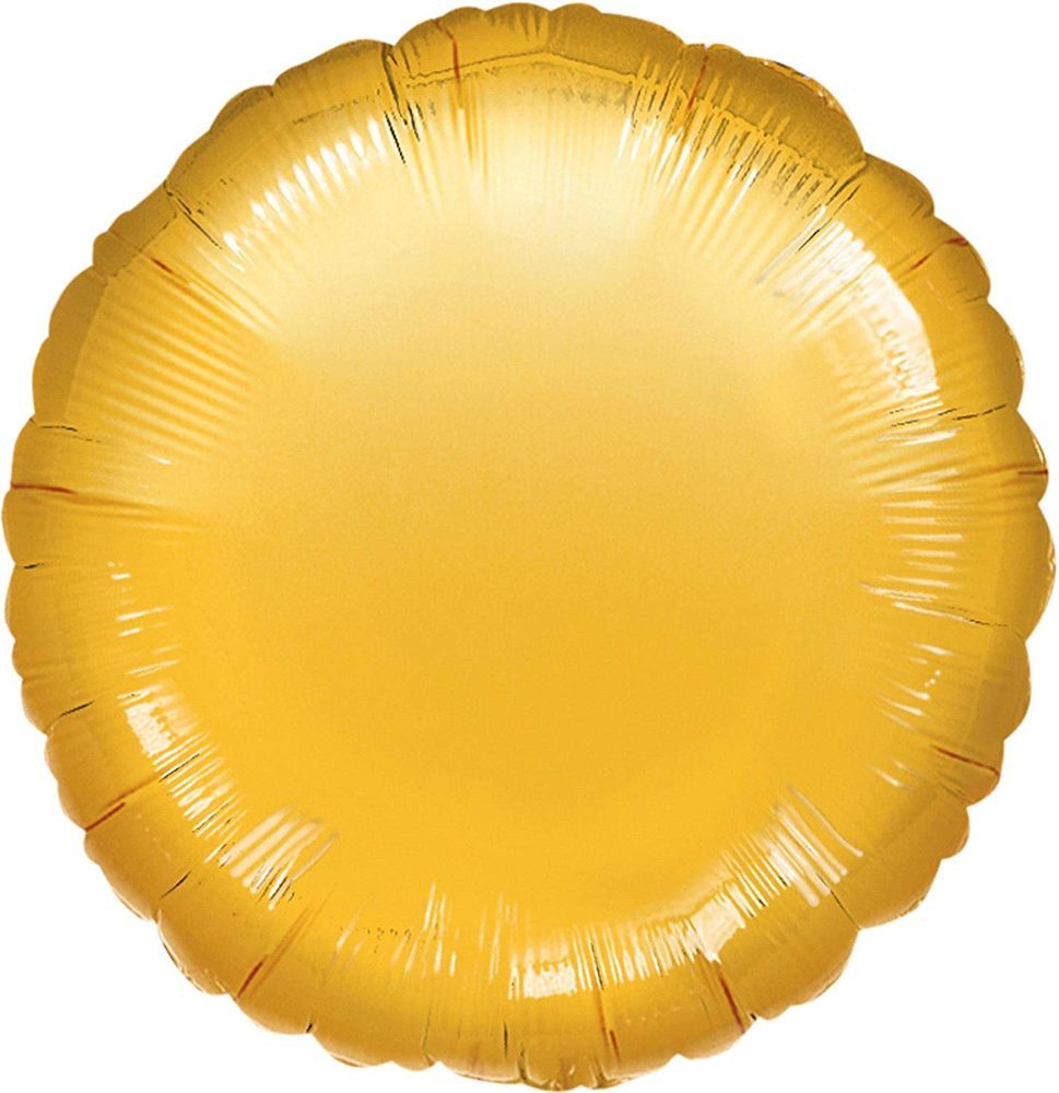 das-kost-mland-dekorationen-folienballon-uni-gold-metallic-43-cm image 1