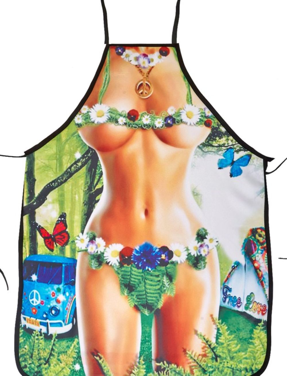 das-kost-mland-grillsch-rze-hippie-girl-flower-power-einheitsgr-e image 2