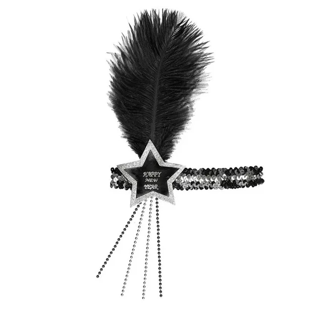 das-kost-mland-accessoires-charleston-stirnband-happy-new-year-silber image 1