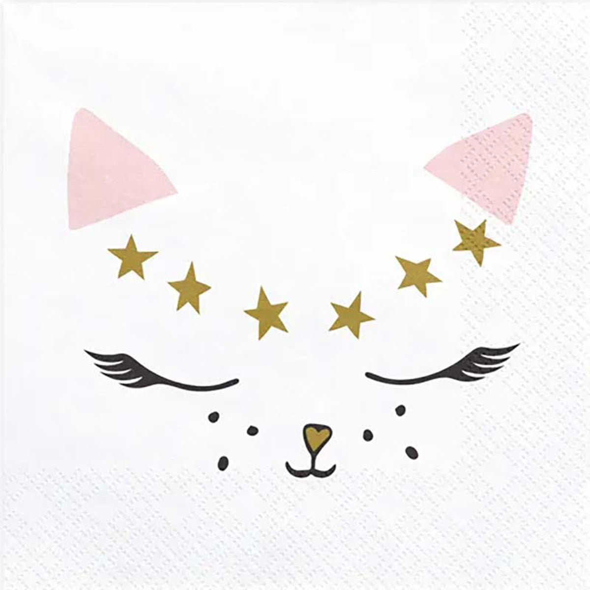 das-kost-mland-dekorationen-servietten-katzen-wei-20-stk-33-cm image 1