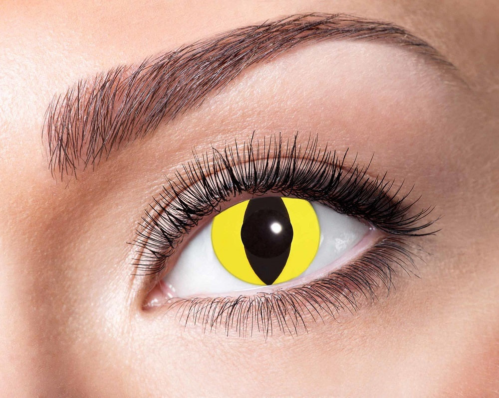 eyecatcher-motivlinsen-m04-yellow-cat-kontaktlinsen-gelb-2er image 1