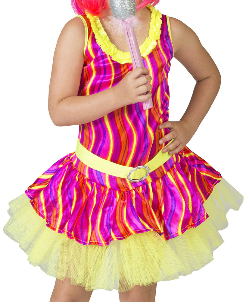 disco-queen-striped-neon-kost-m-m-dchen-gr-e-128 image 2