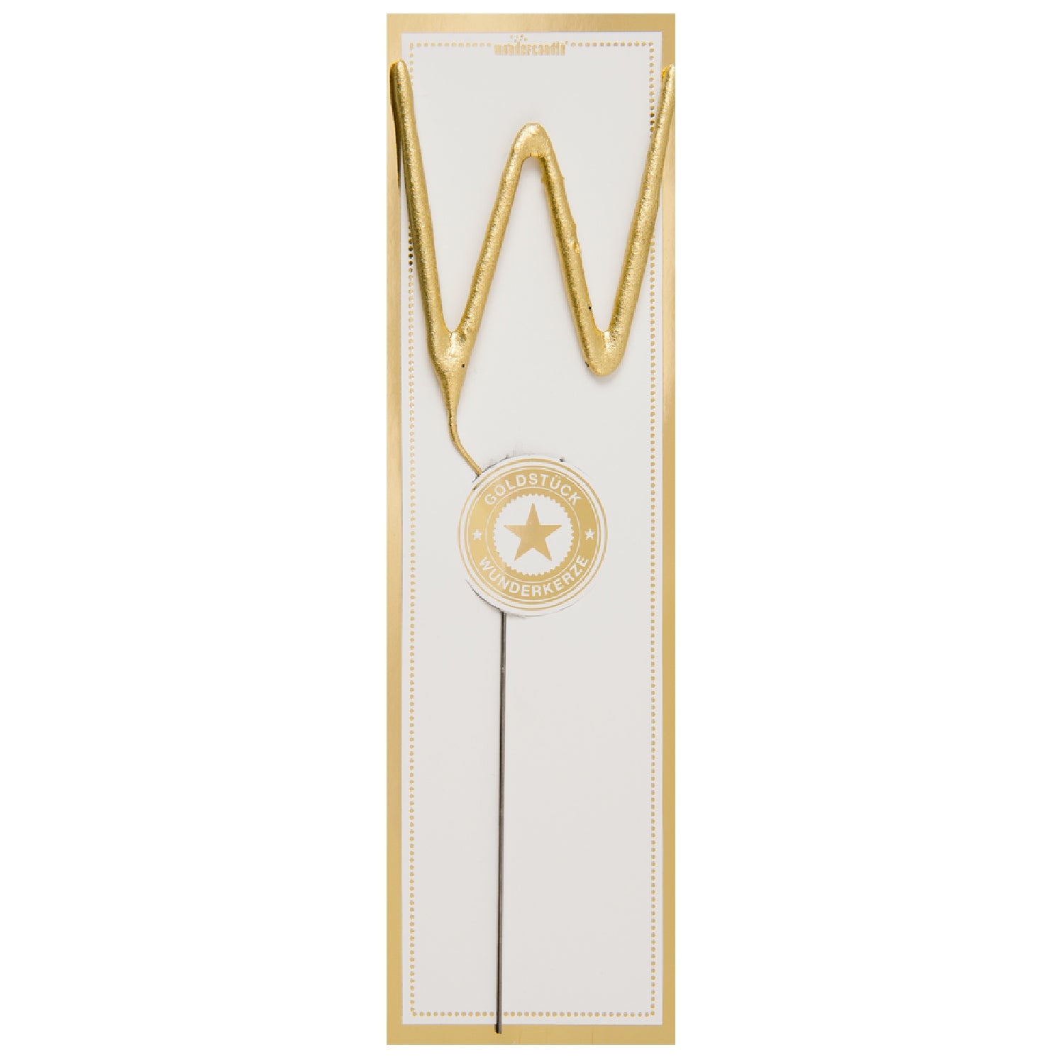 das-kost-mland-dekorationen-wunderkerze-buchstabe-w-gold-6-5cm image 1
